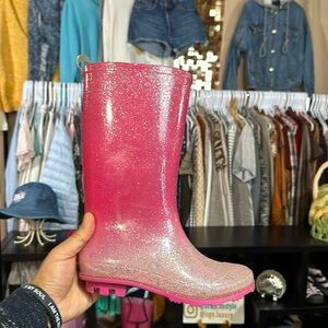 Size 3 Pink Boots Rain Boots